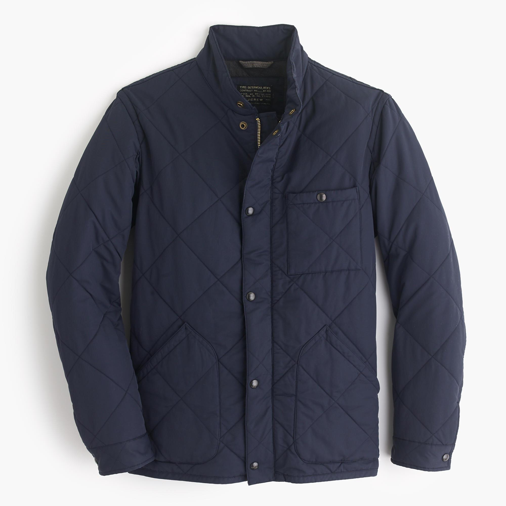 j crew quilted shirt jacket